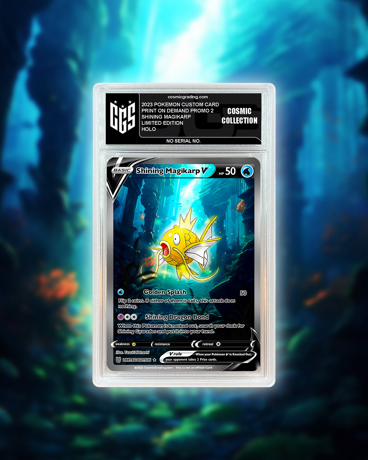Shining Magikarp V - Limited Edition Custom Card cosmicgrading Shining Magikarp V - Limited Edition Custom Card cosmicgrading