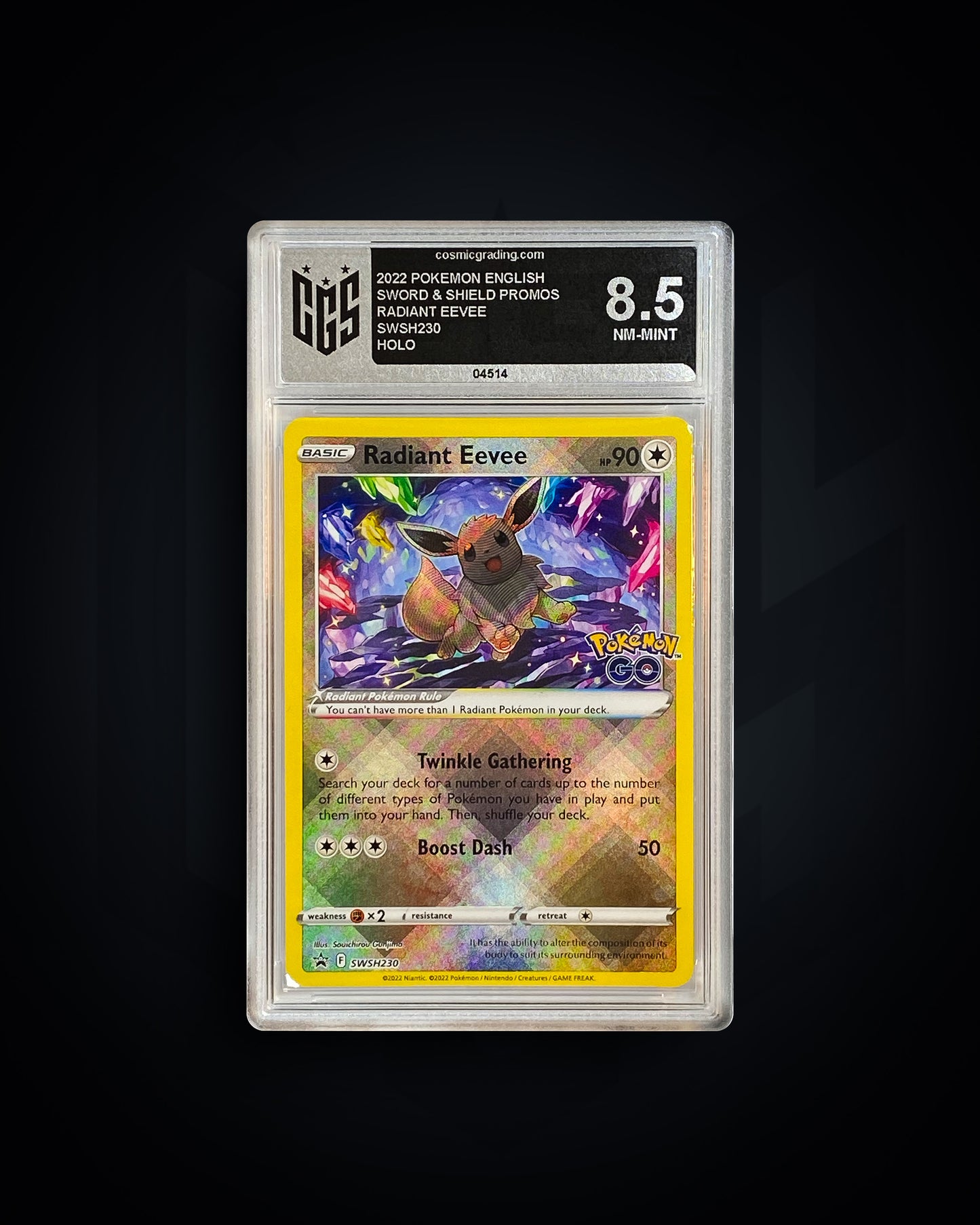 Radiant Eevee - SWSH Promos - GGS 8.5 NM-MINT