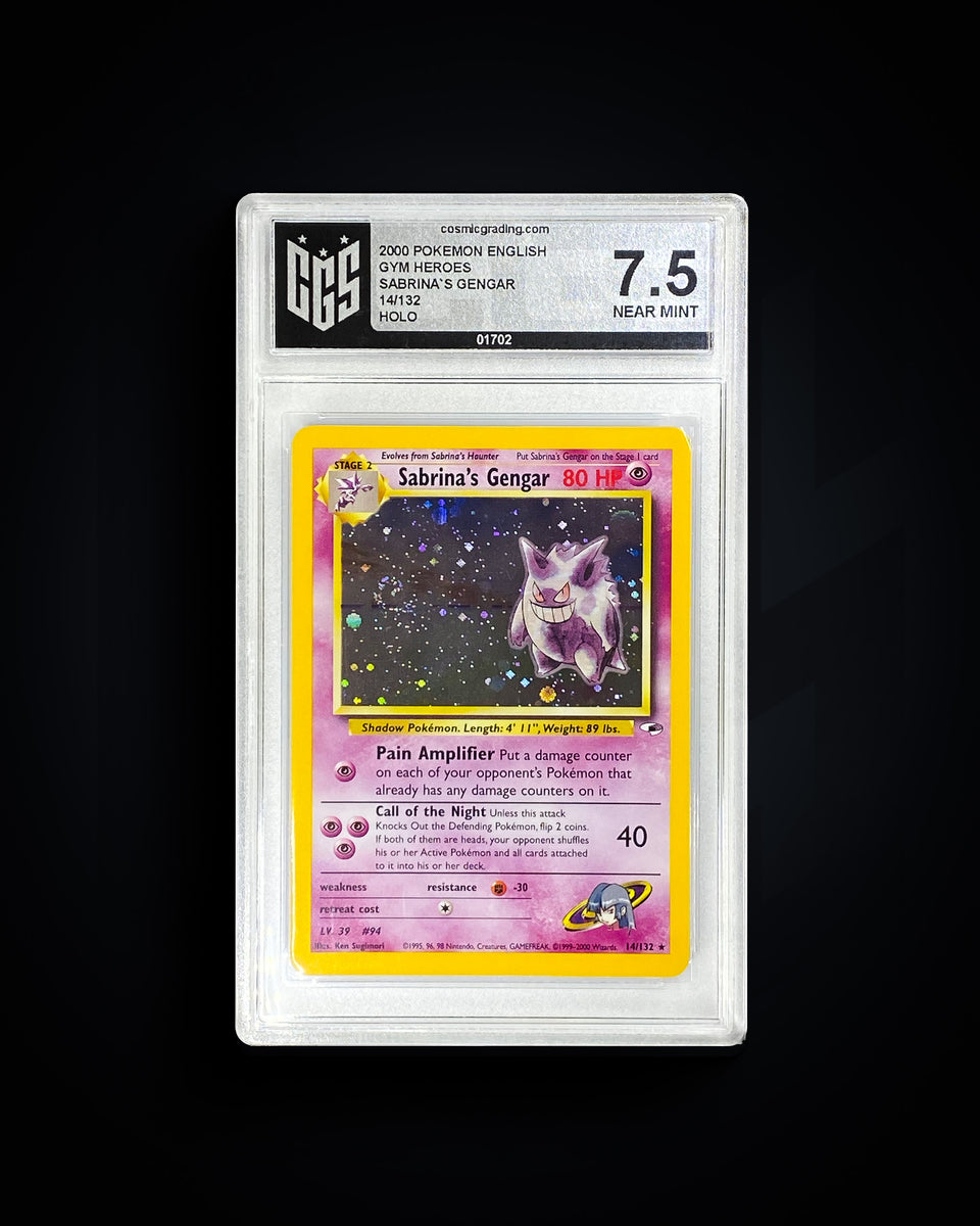 Sabrina's Gengar 7.5 NEAR MINT cosmicgrading