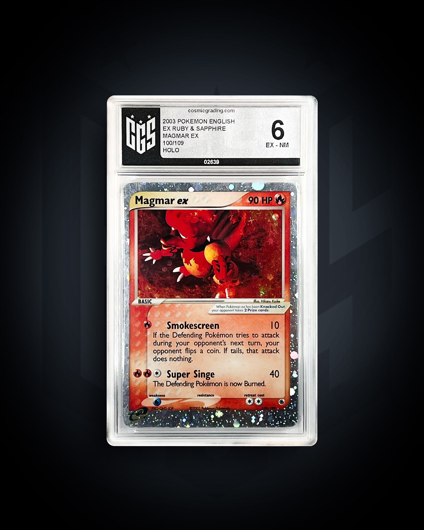Magmar EX - EX Ruby & Sapphire - CGS 6 EX-NM