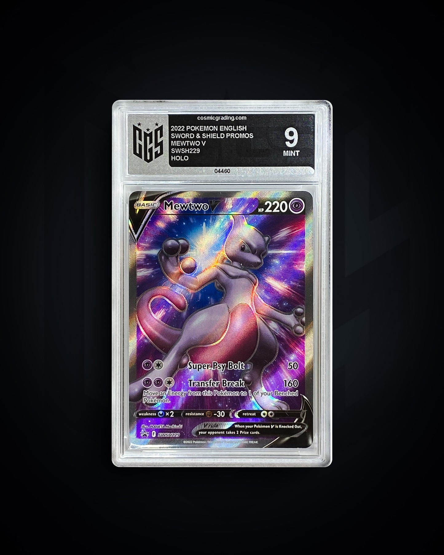 Mewtwo V - SWSH Promos - GGS 9 MINT