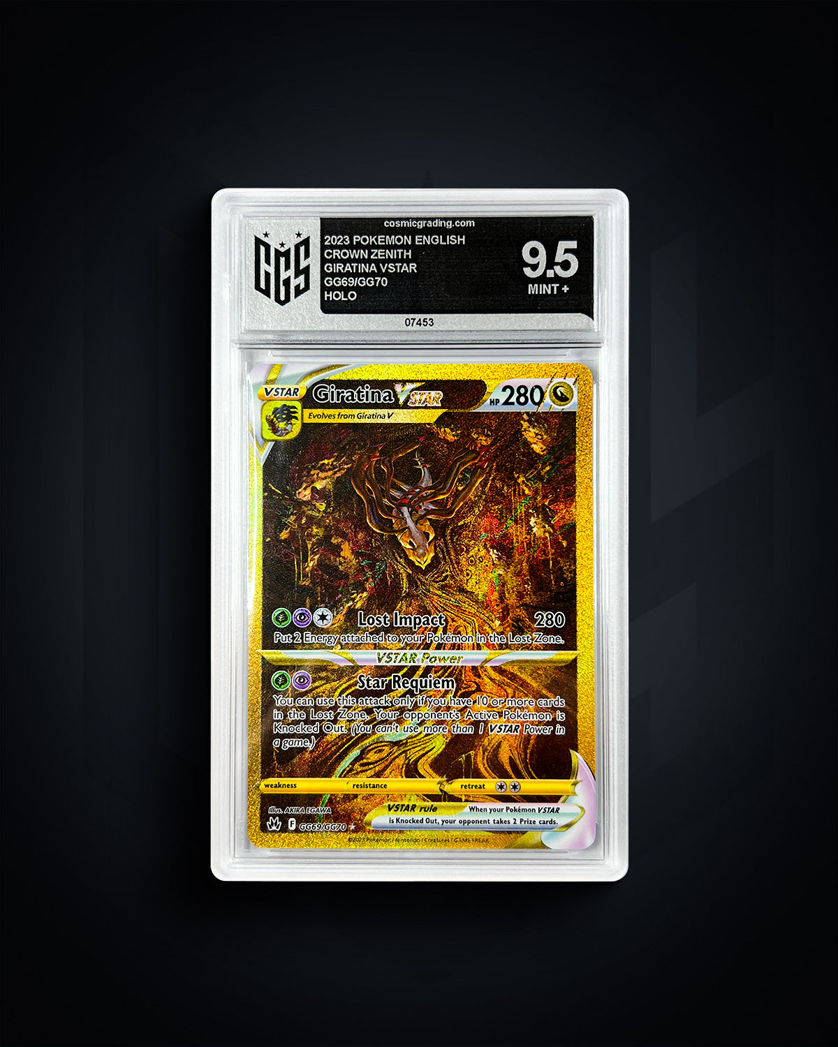 Giratina VSTAR - Crown Zenith - 9.5 MINT +