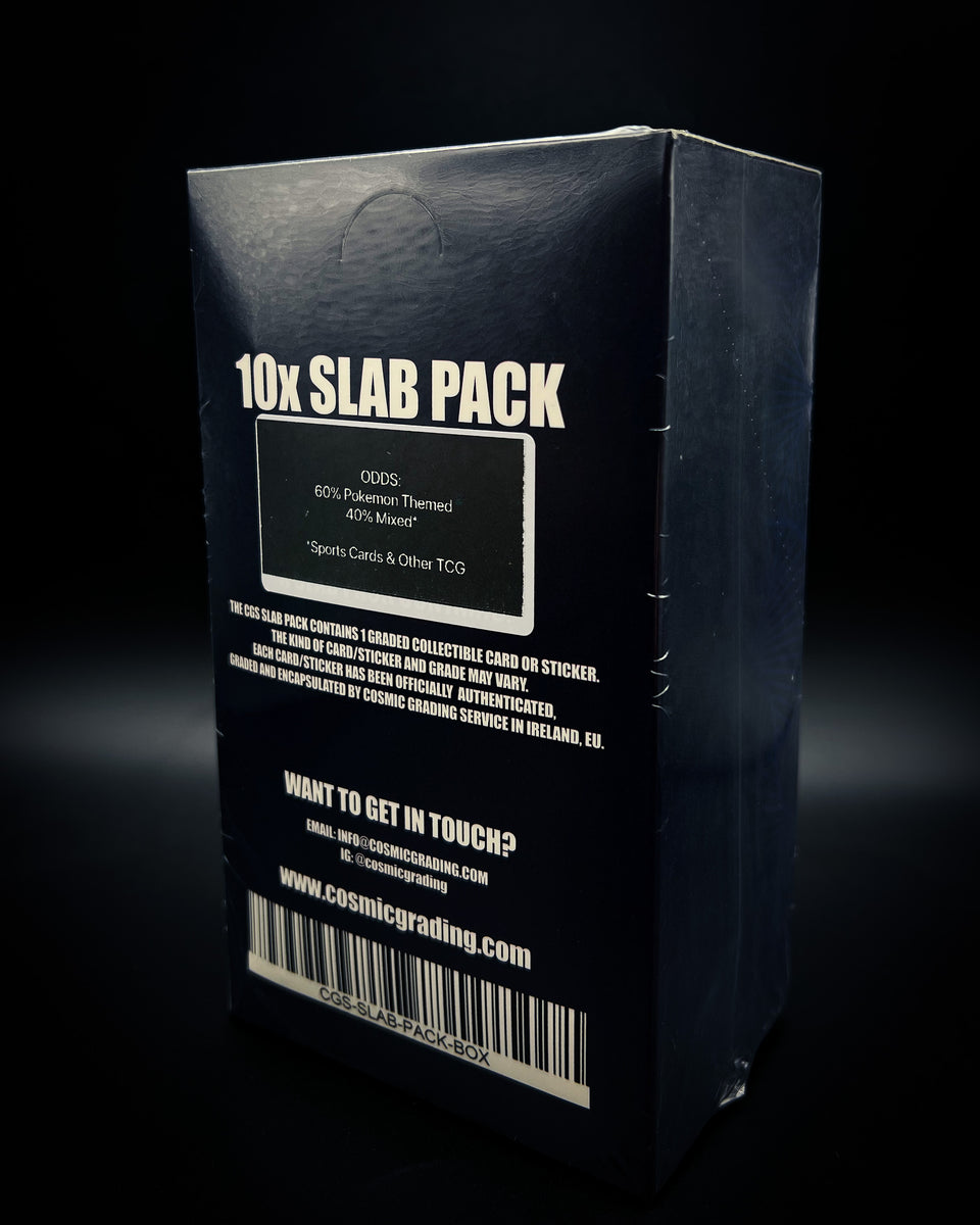 Slab Pack Labels CGS Slab Pack - SINGLE PACK & BOOSTER BOX – cosmicgrading