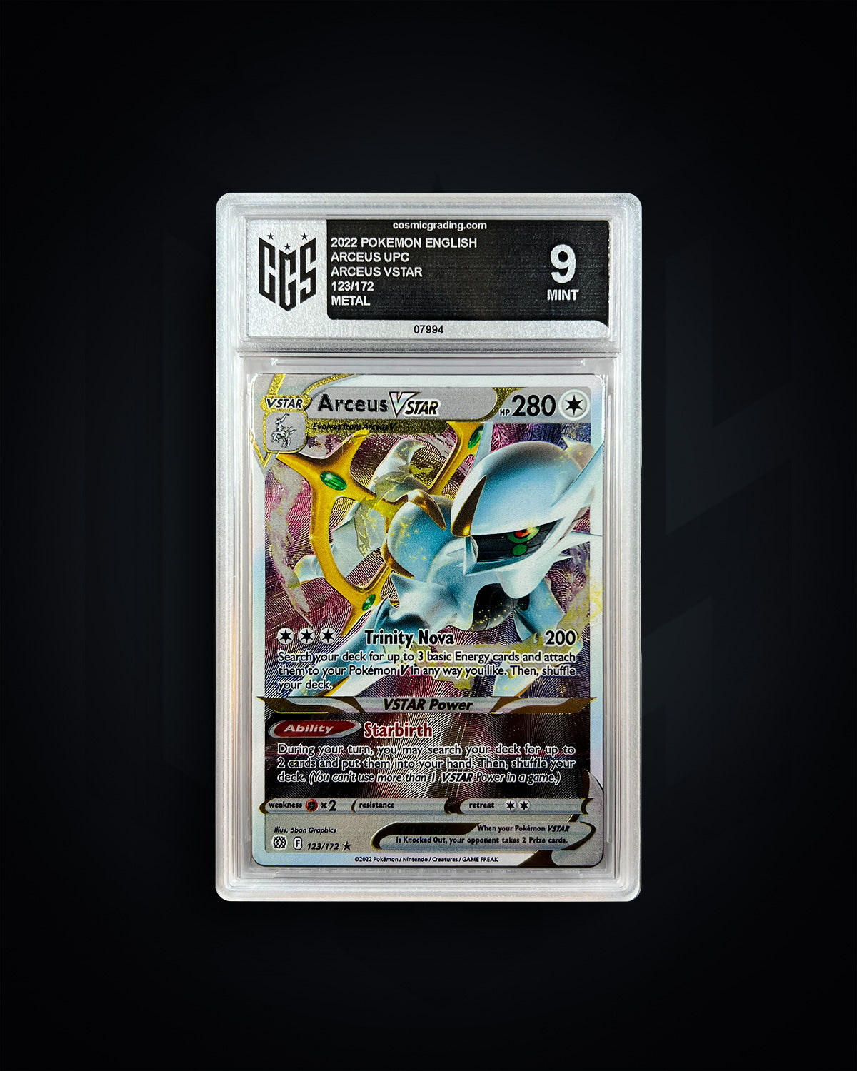 Arceus VSTAR - Arceus UPC - 9 MINT