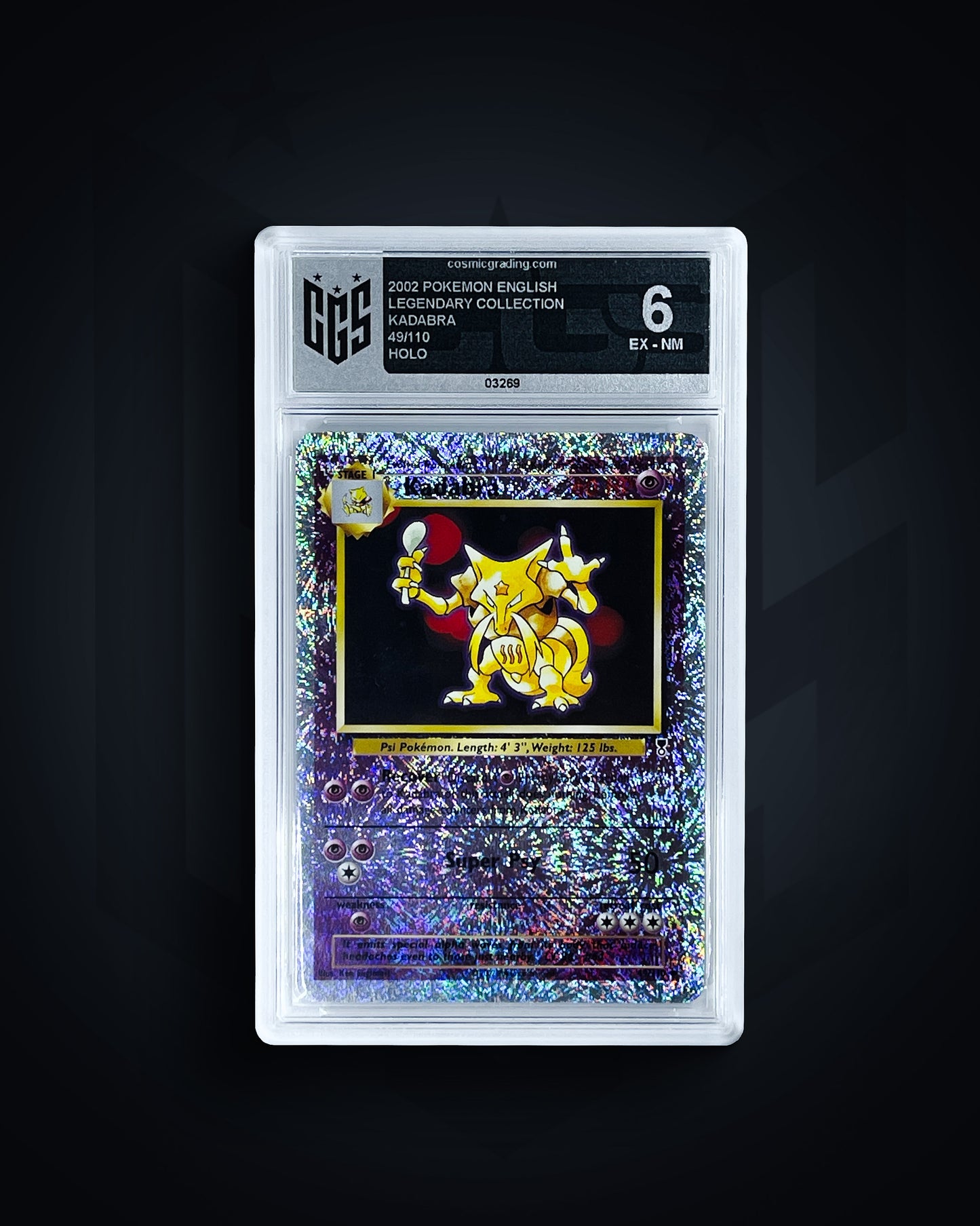 KADABRA LEGENDARY COLLECTION 6 EX-NM - REVERSE LABEL