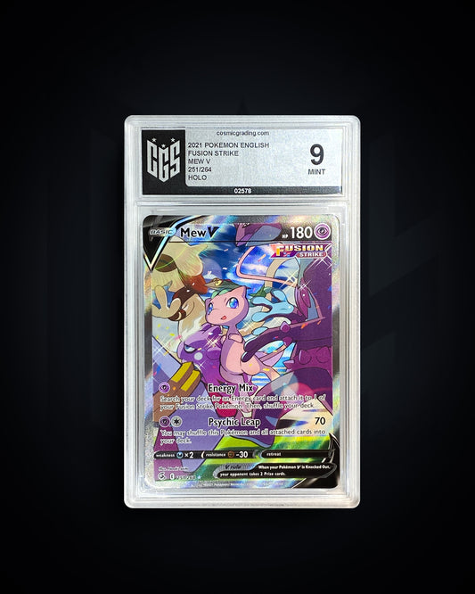 Mew V Alt. Art - Fusion Strike - CGS 9 MINT