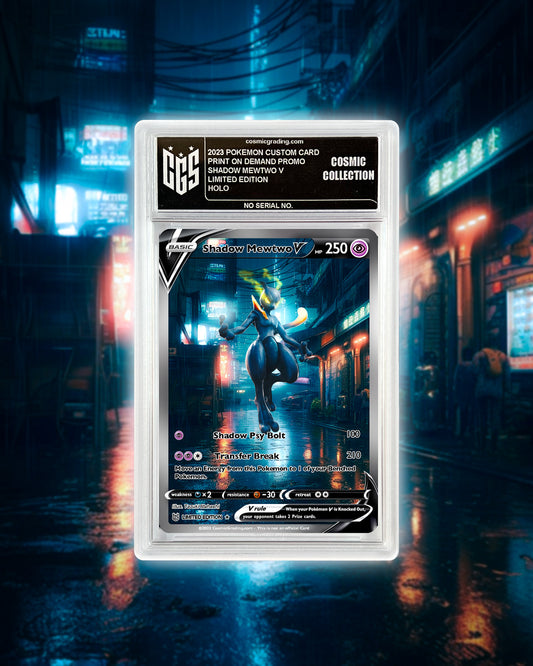 Shadow Mewtwo V - Limited Edition Custom Card