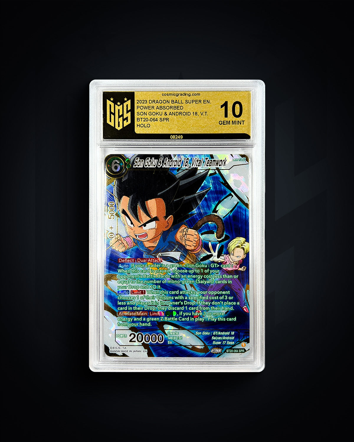 Son Goku Android 18, Vital Teamwork #BT20-064 SR Foil, 46% OFF